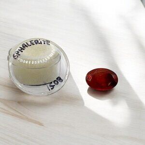 15.08 carat Oval Orange Sphalerite Gemstone